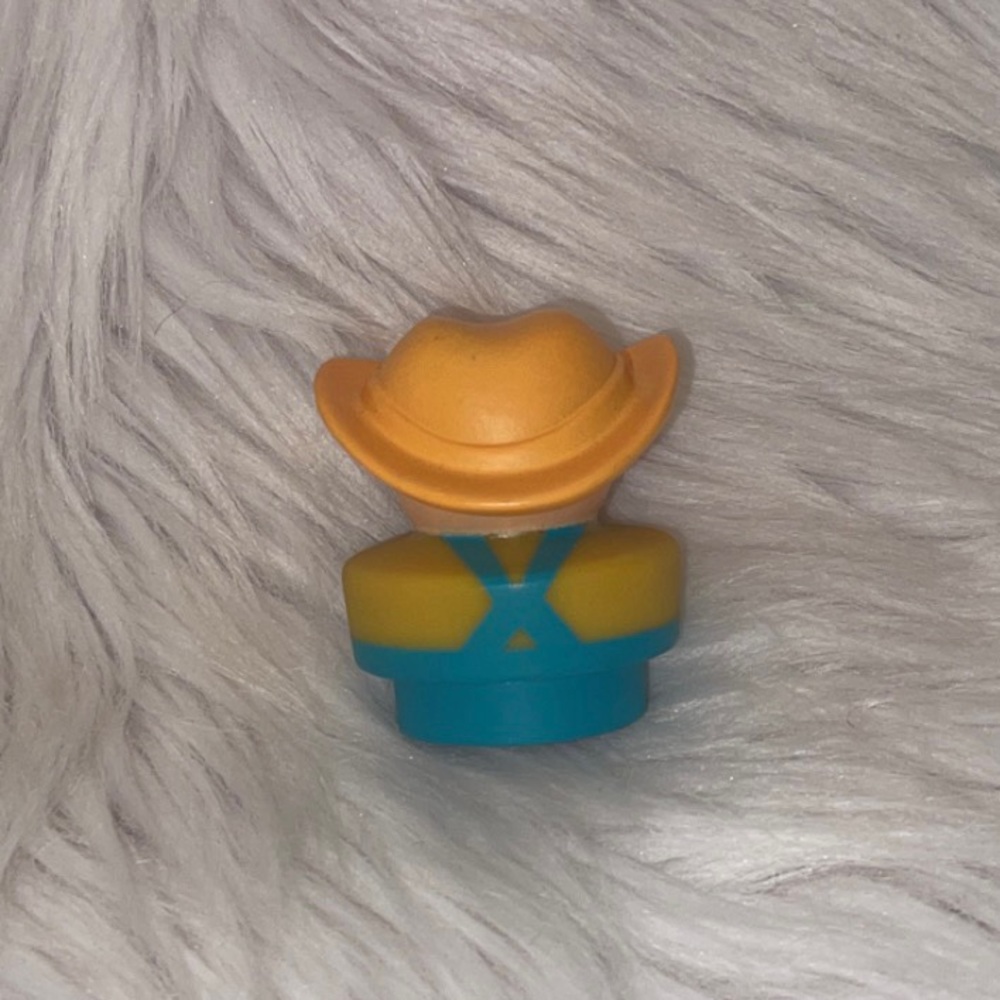 Vintage Fisher Price Little People 1995 Farmer Cowboy - Picture 2 of 4